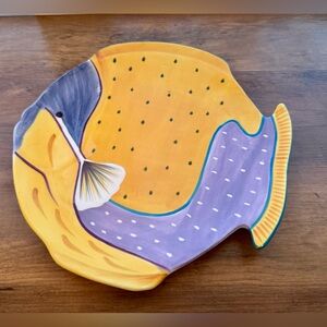 Studio Nova “Island Fish” 10” plate Philipines